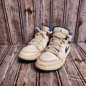 Nike Toddler Air Jordan 1 Mid SE Athletic Shoes Blue FN7493-141 Size 13C